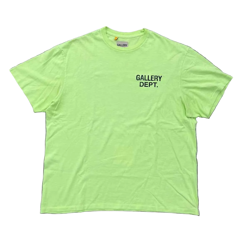 Gallery DEPT. T-Shirt "LOGO" Neon Used Size XL
