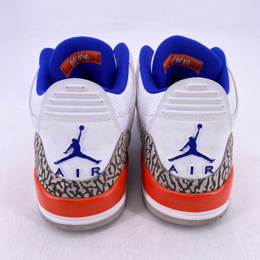 Air Jordan 3 Retro "Knicks" 2019 Used Size 13