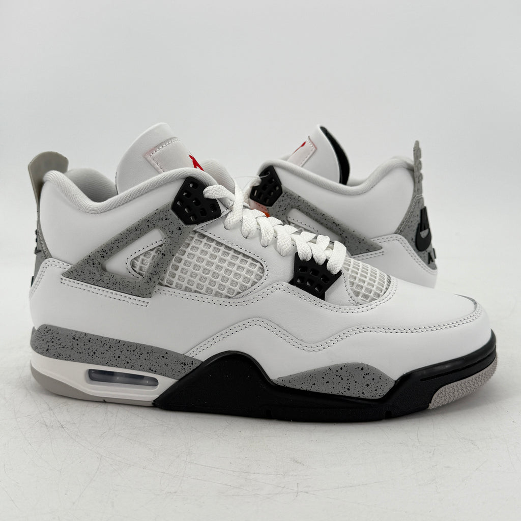 Air Jordan 4 Retro "White Cement" 2025 New Size 9