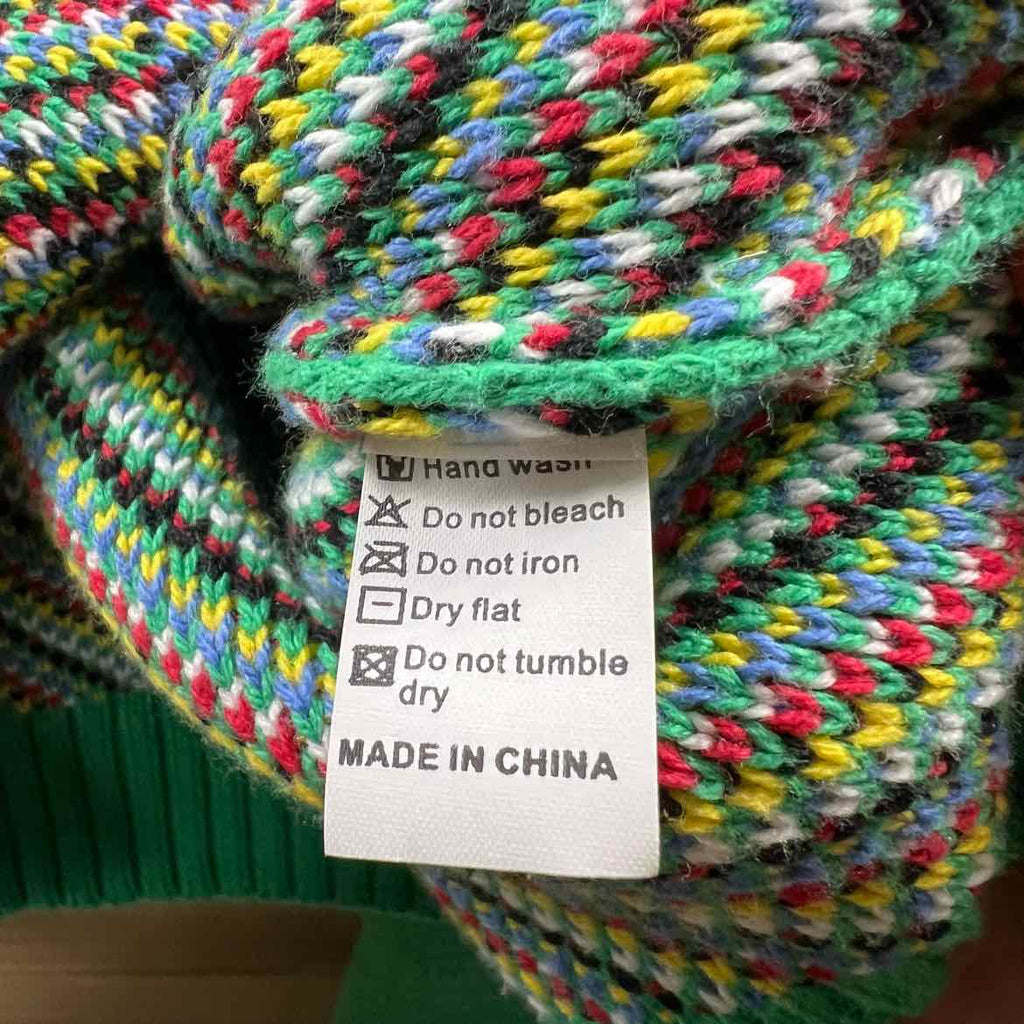 Vale Knit Crewneck "MASCOT" Green Used Size L