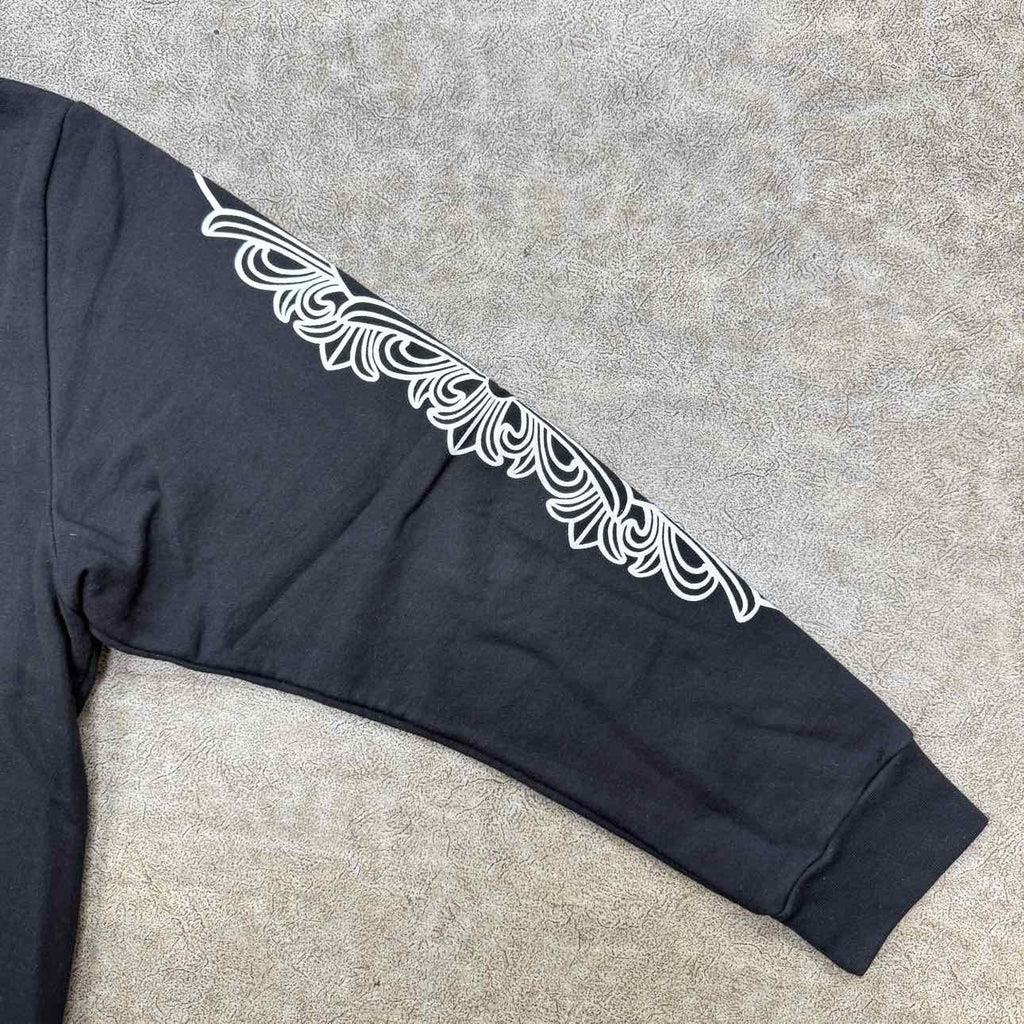 Chrome Hearts Crewneck Sweater "HORSESHOE" Black Used Size XL