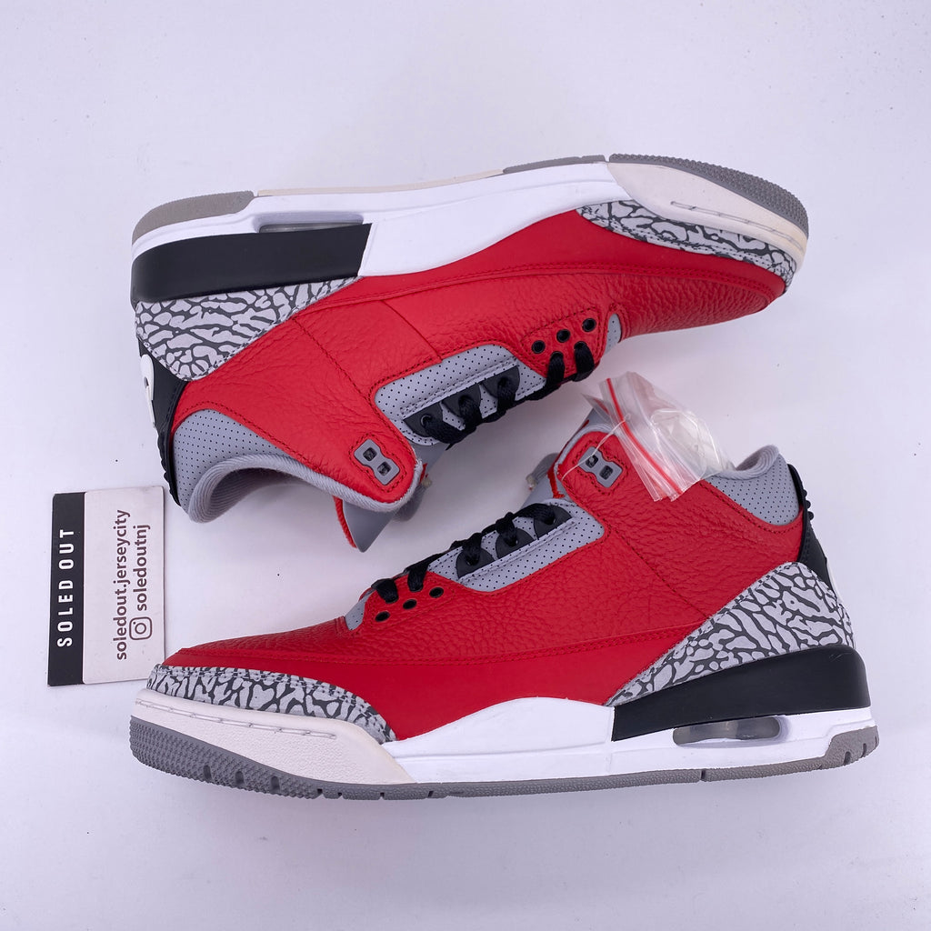 Air Jordan 3 Retro "Fire Red" 2020 New Size 10