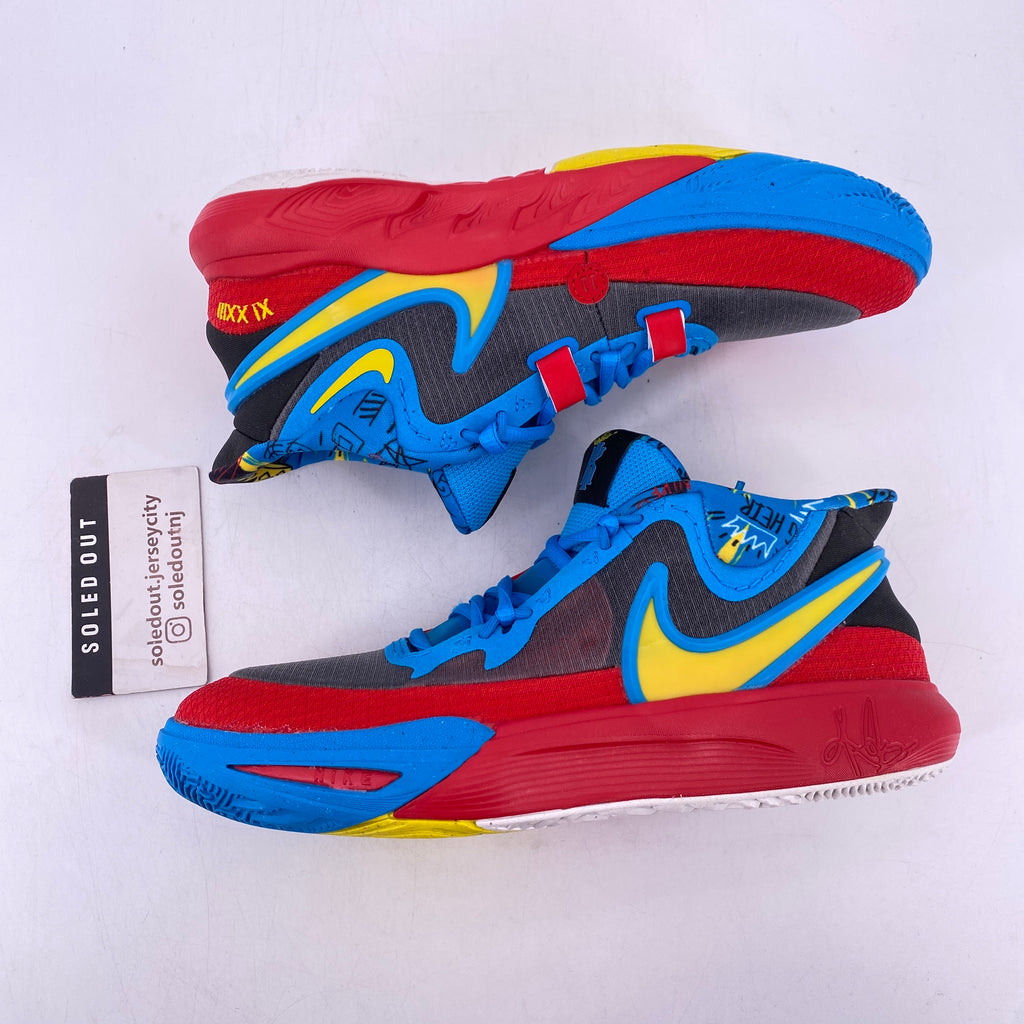 Nike (GS) Kyrie 8 GO SE "Black Blue Tour Yellow" 2022 New Size 7Y