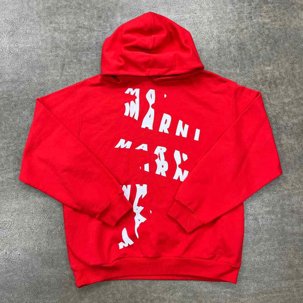 Marni Hoodie "SCANNED" Red Used Size 50