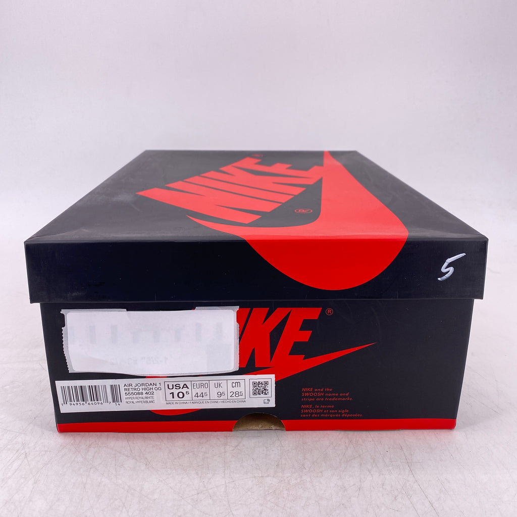 Air Jordan 1 Retro High OG "Hyper Royal Sg" 2021 New Size 10.5