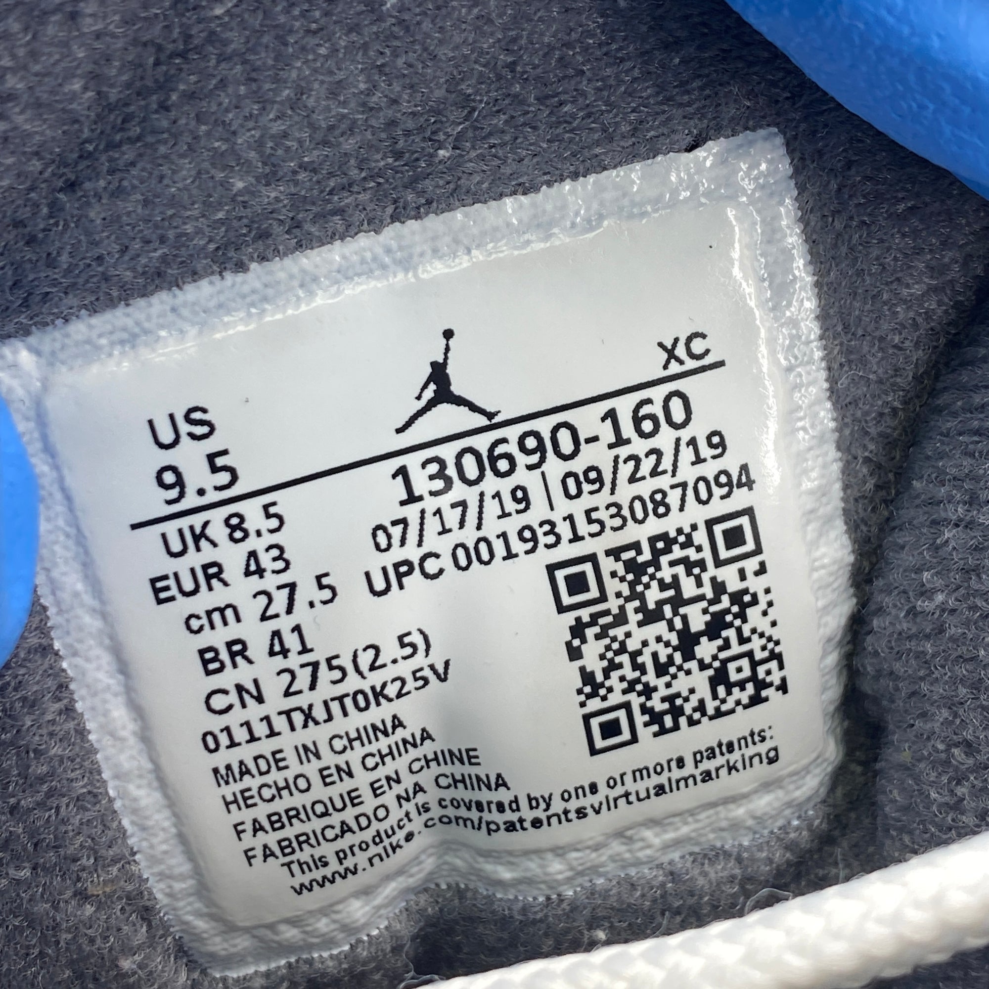 Air First jordan 5 Force LS "Blue Chill"
