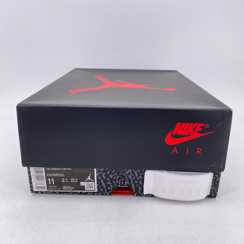 Air Jordan 3 Retro "Fire Red" 2022 Used Size 11