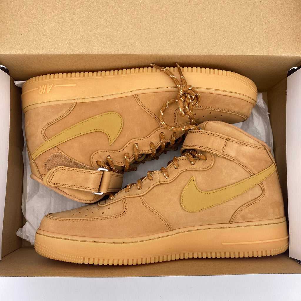 Nike Air Force 1 Mid "Flax" 2022 New Size 12.5