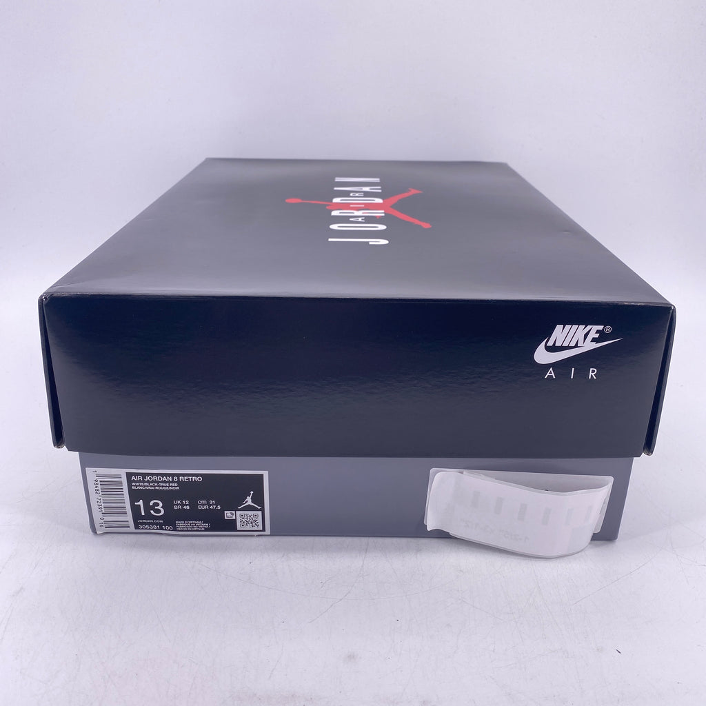 Air Jordan 8 Retro "White True Red" 2025 New Size 13