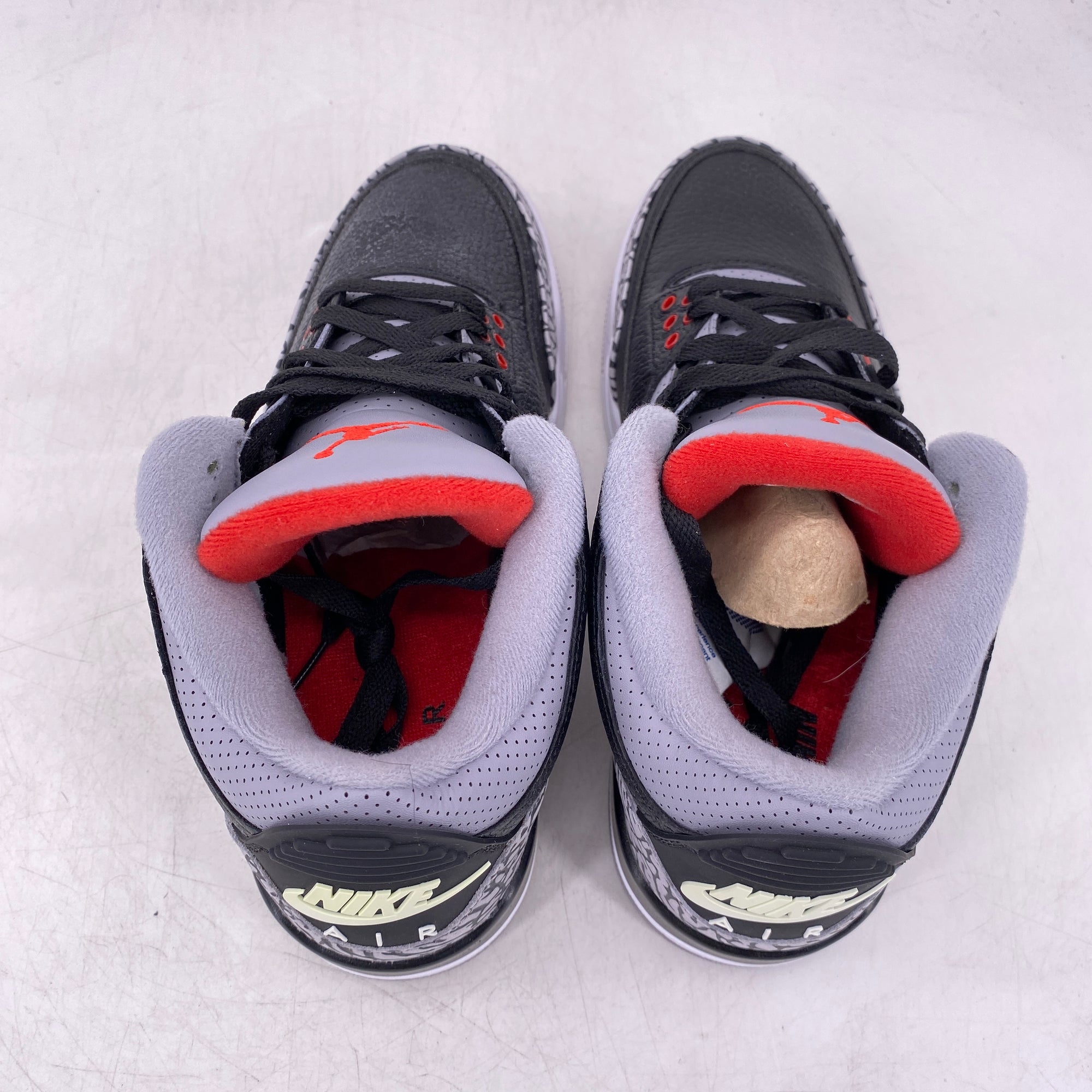 Air Jordan 3 Retro &quot;Black Cement&quot; 2018 New Size 8.5