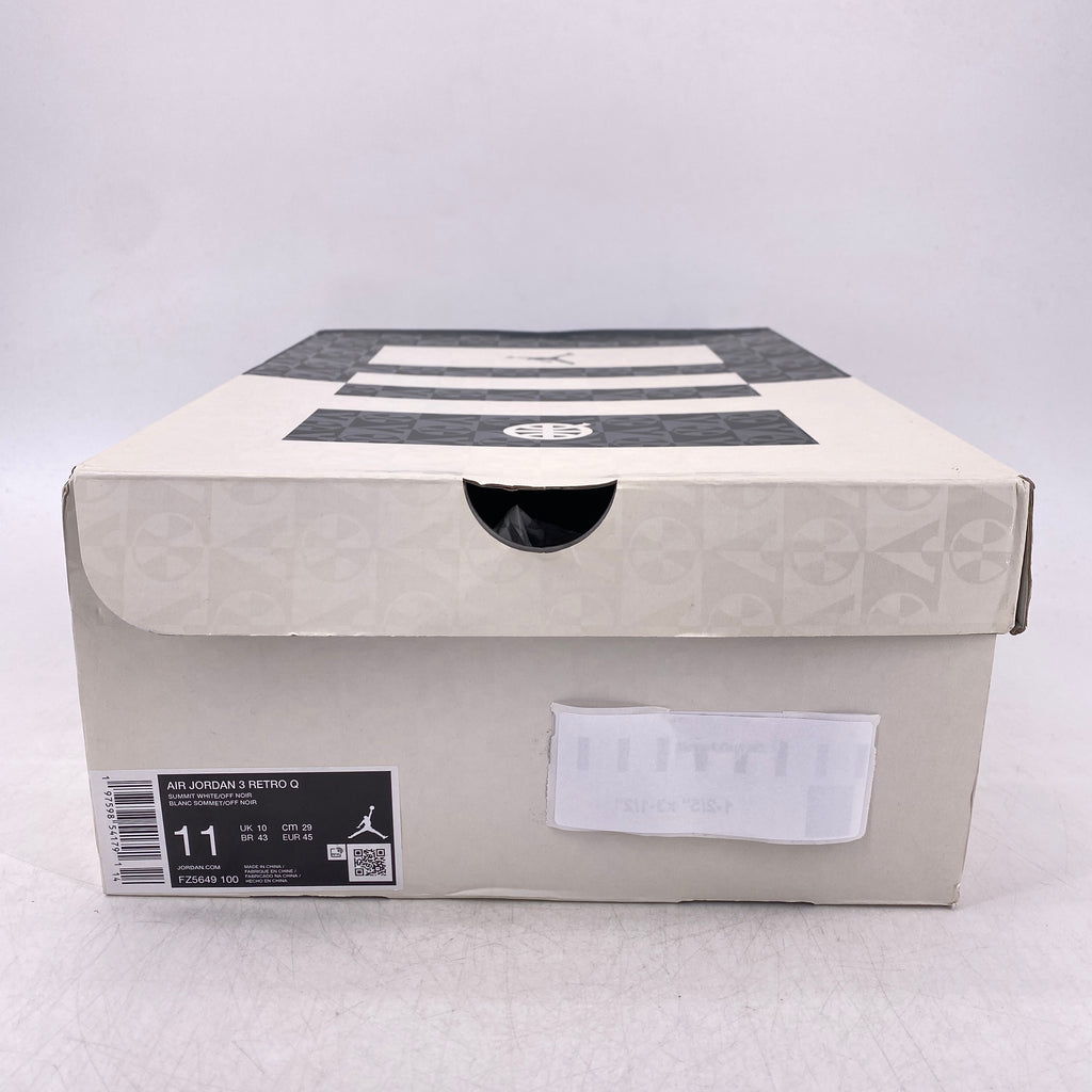 Air Jordan 3 Retro "Quai 54" 2024 New Size 11