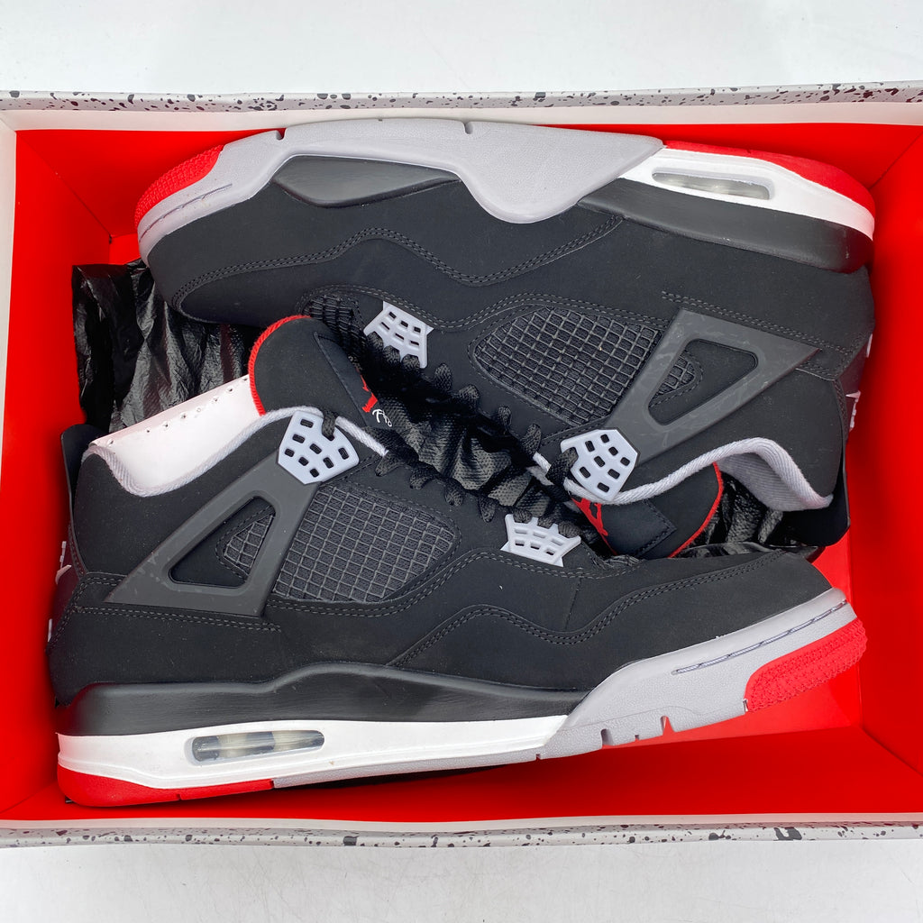 Air Jordan 4 Retro "Bred" 2019 New Size 11.5