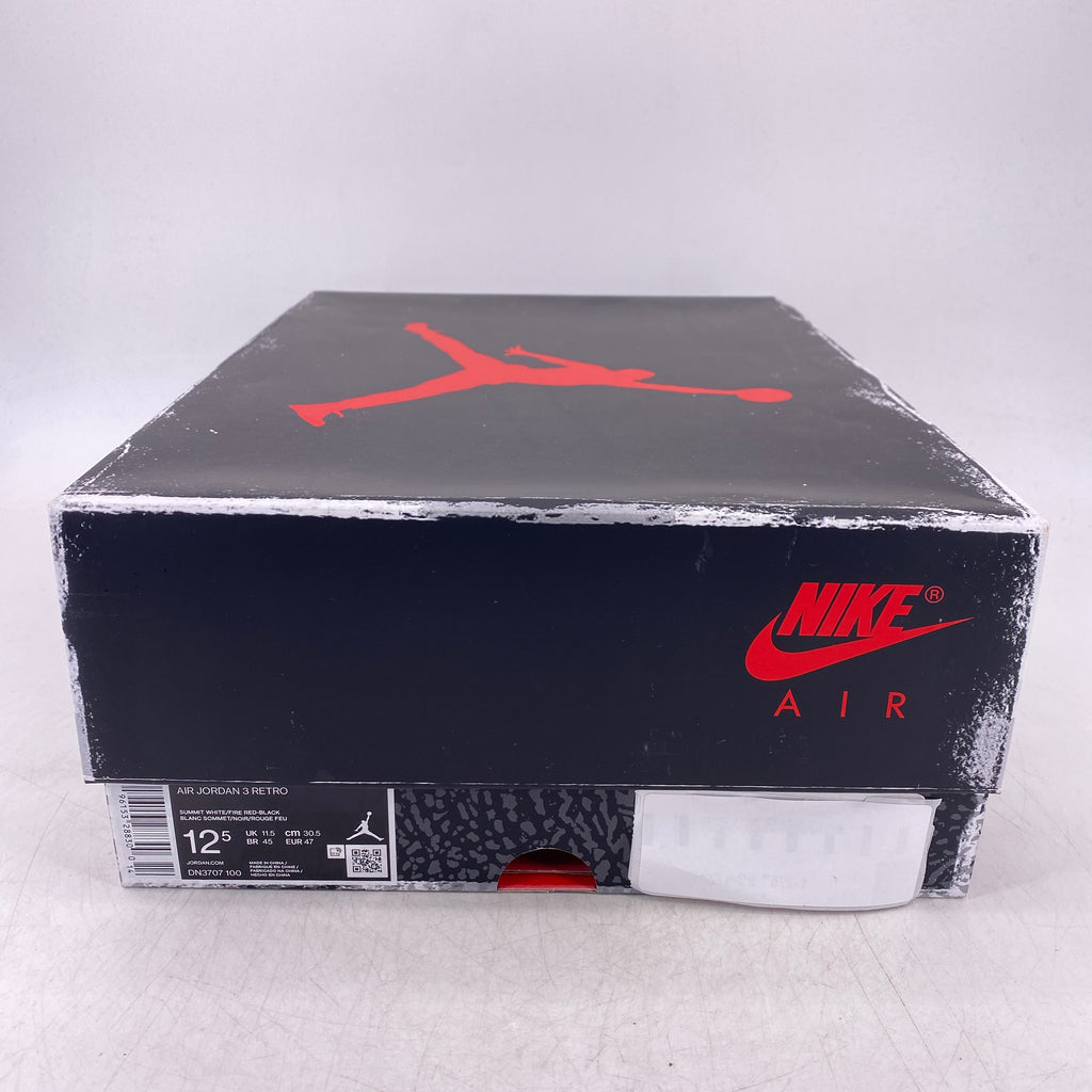 Air Jordan 3 Retro "White Cement" 2023 New Size 12.5