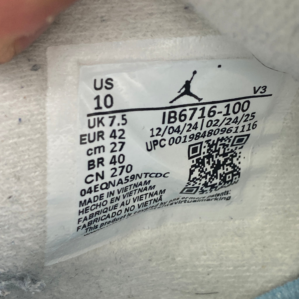 Air Jordan (W) 4 Retro "Denim Worn Blue" 2025 Used Size 10W