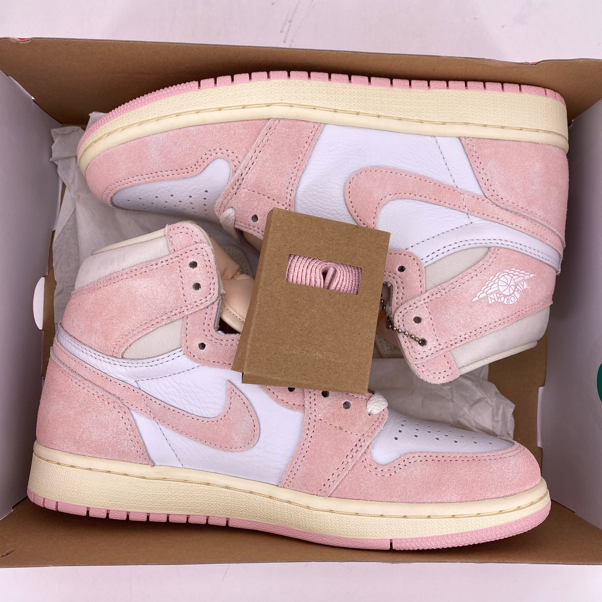 Air Jordan (W) 1 Retro High OG &quot;Washed Pink&quot; 2023 New Size 7.5W