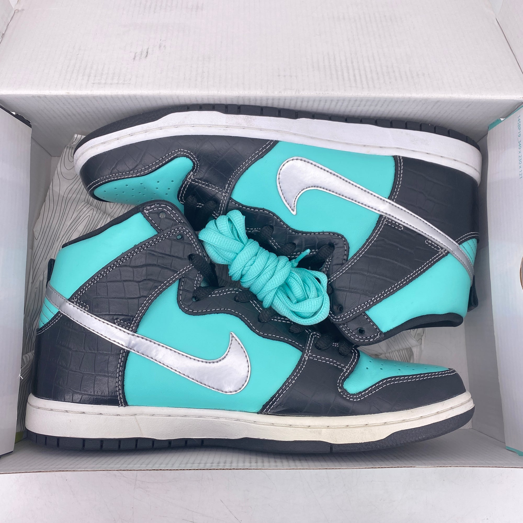 Nike SB Dunk High &quot;Tiffany&quot; 2014 Used Size 11.5