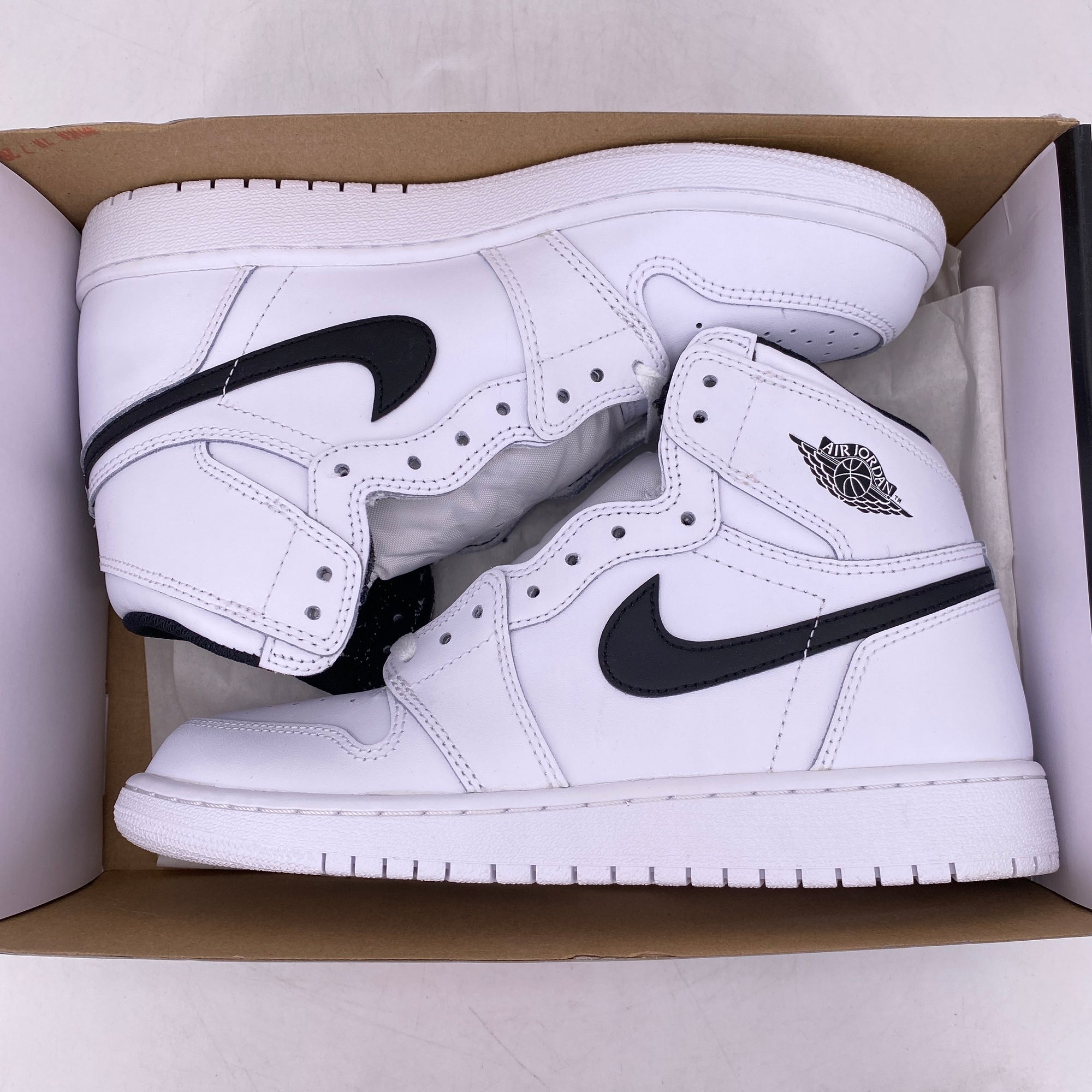 Air Jordan (GS) 1 Retro High OG &quot;Ying Yang White&quot; 2016 New Size 5Y