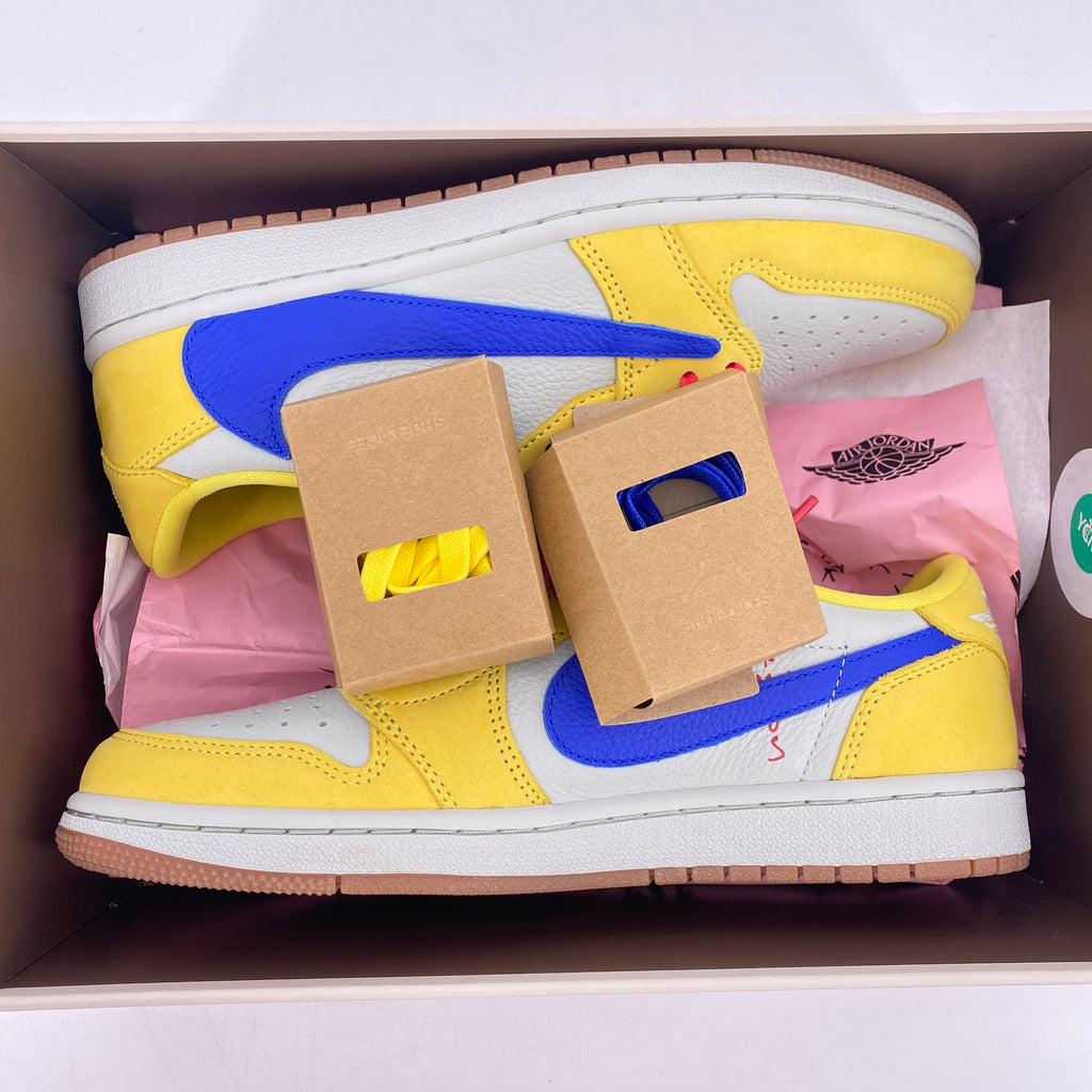 Air Jordan (W) 1 Low "Canary" 2024 New Size 9.5W