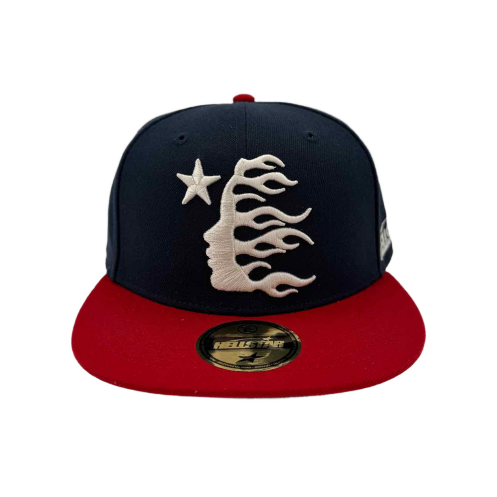 Hellstar Fitted Hat "OG LOGO" Used Navy Size 7 1/2