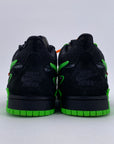 Nike Air Rubber Dunk / OW "Green Strike" 2020 Used Size 10.5