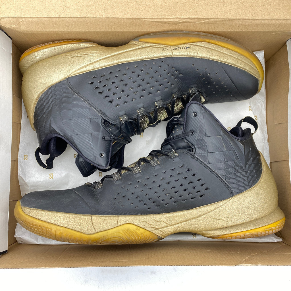 Air Jordan Melo M11 "Black Gold" 2014 Used Size 13