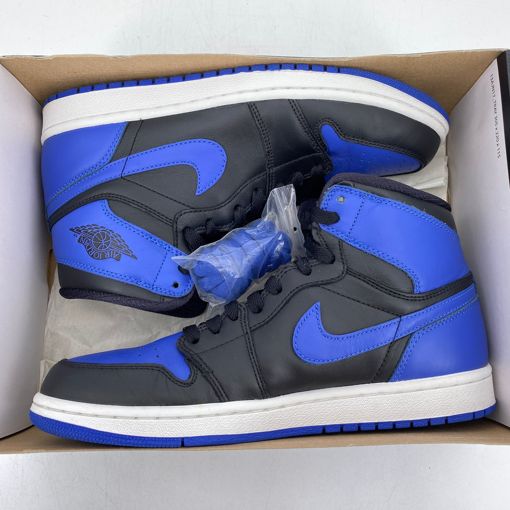 Air Jordan 1 Retro High "Black Royal Blue" 2013 Used Size 8.5