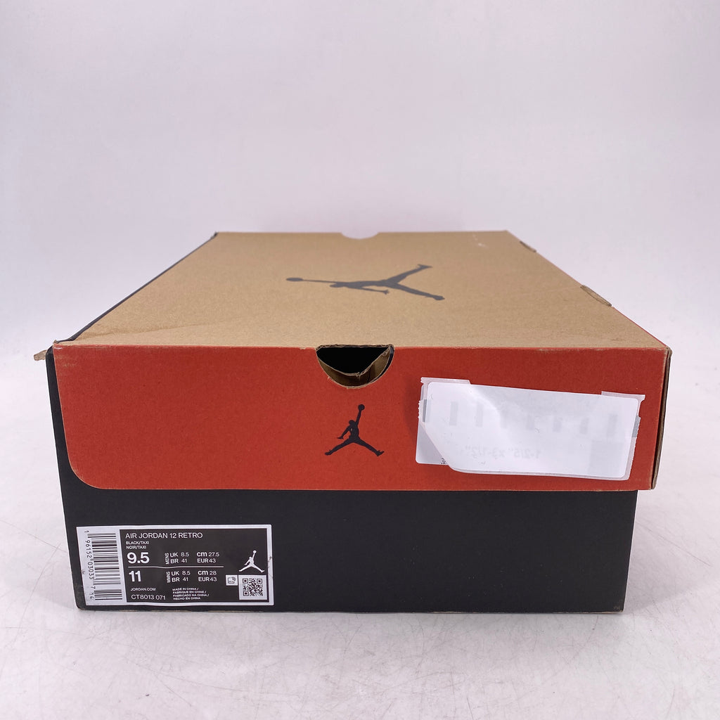 Air Jordan 12 Retro "Black Taxi" 2022 Used Size 9.5
