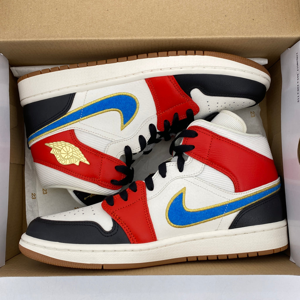 Air Jordan (W) 1 Mid "Let(Her)Man" 2020 New Size 10W