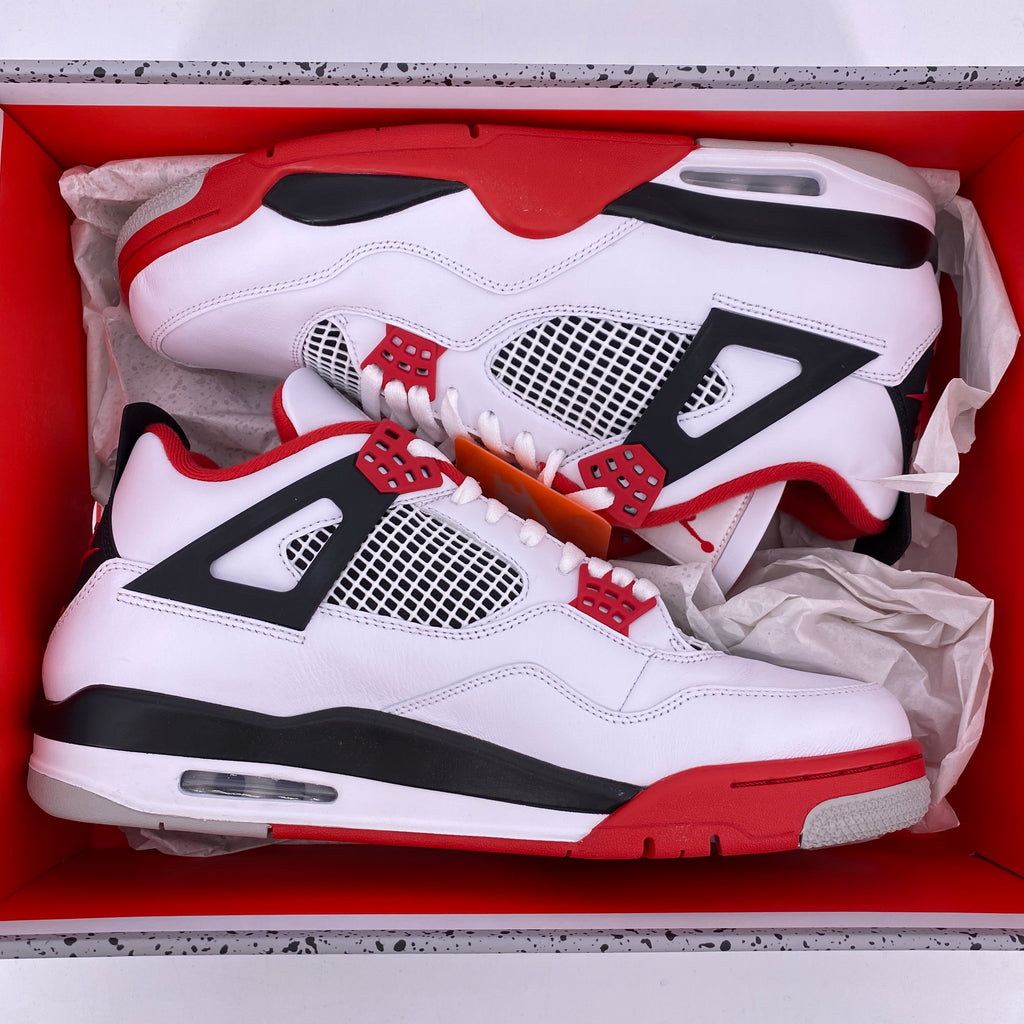 Air Jordan 4 Retro "Fire Red" 2020 New Size 12
