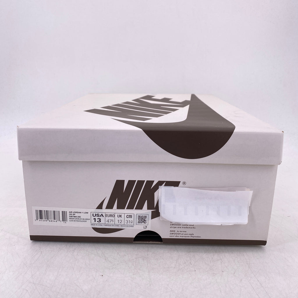 Air Jordan 1 Low OG SP "Travis Scott Medium Olive" 2024 New Size 13