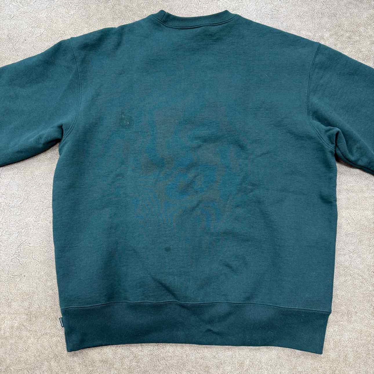 Supreme Crewneck Sweater &quot;BOX LOGO&quot; Dark Pine Used Size S