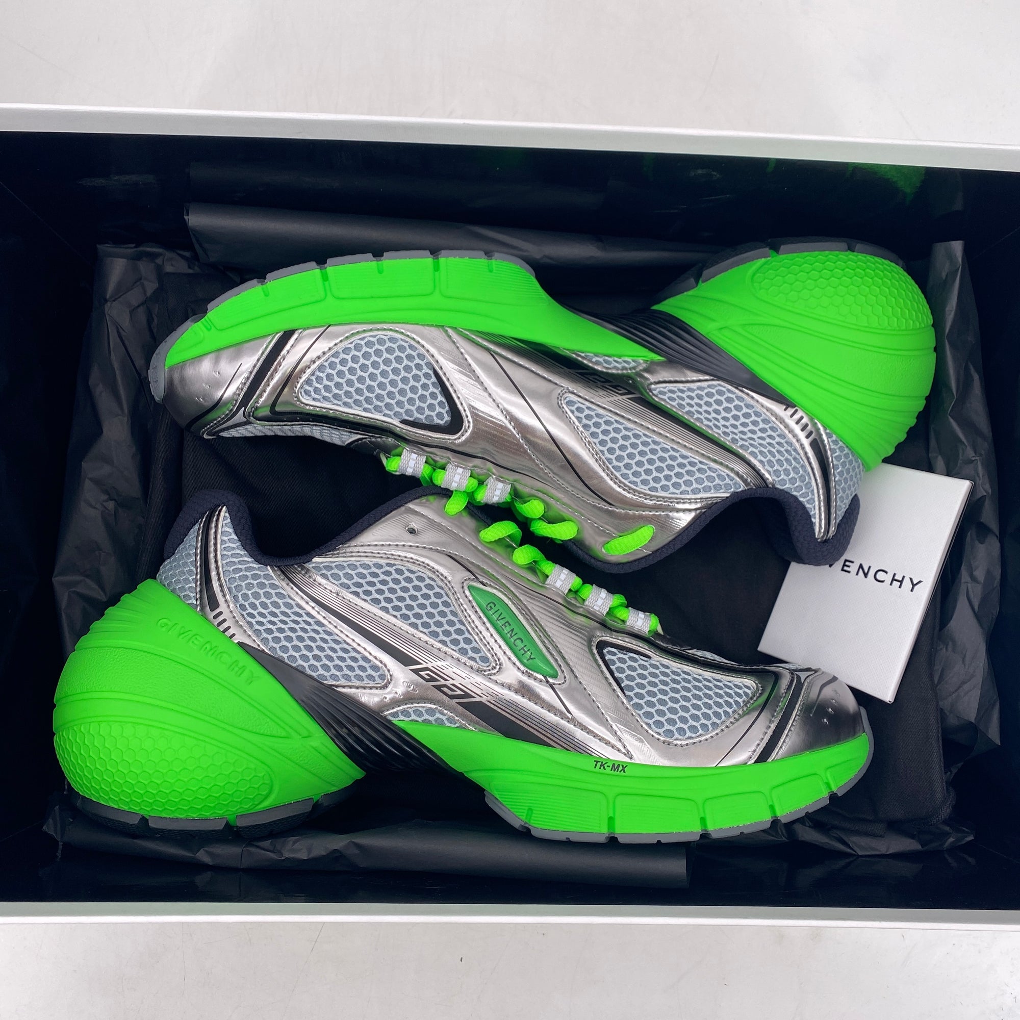 Givenchy TK MX Runner &quot;Green Silver&quot;  New Size 41