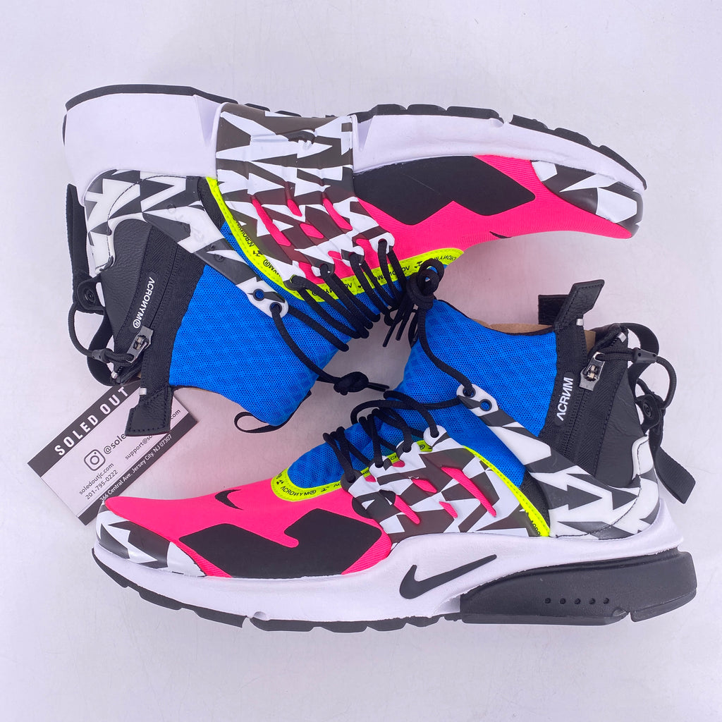 Nike Air Presto Mid "Acronym Racer Pink" 2018 New Size 11
