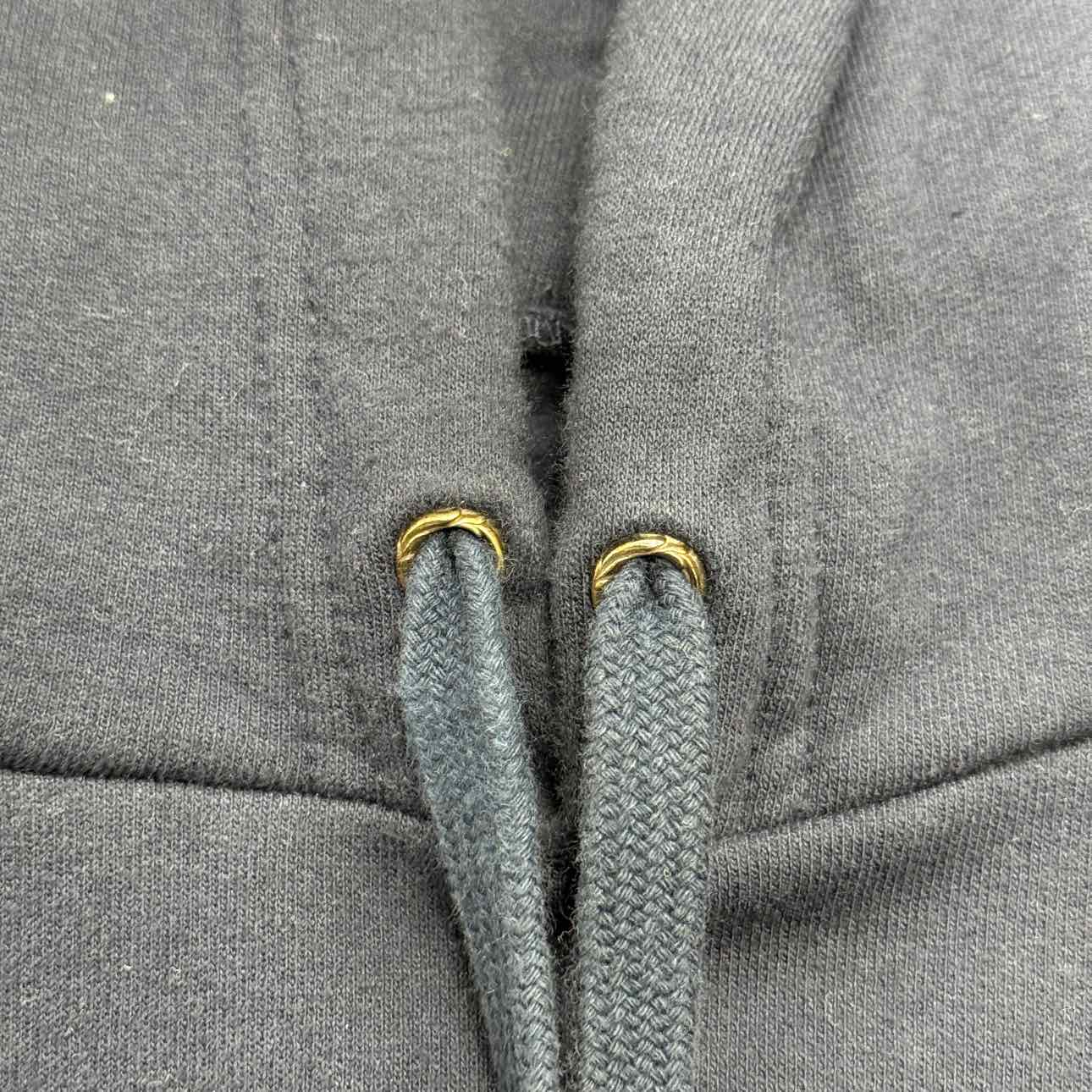 Chrome Hearts Hoodie &quot;VERTICAL LOGO&quot; Navy Used Size XL