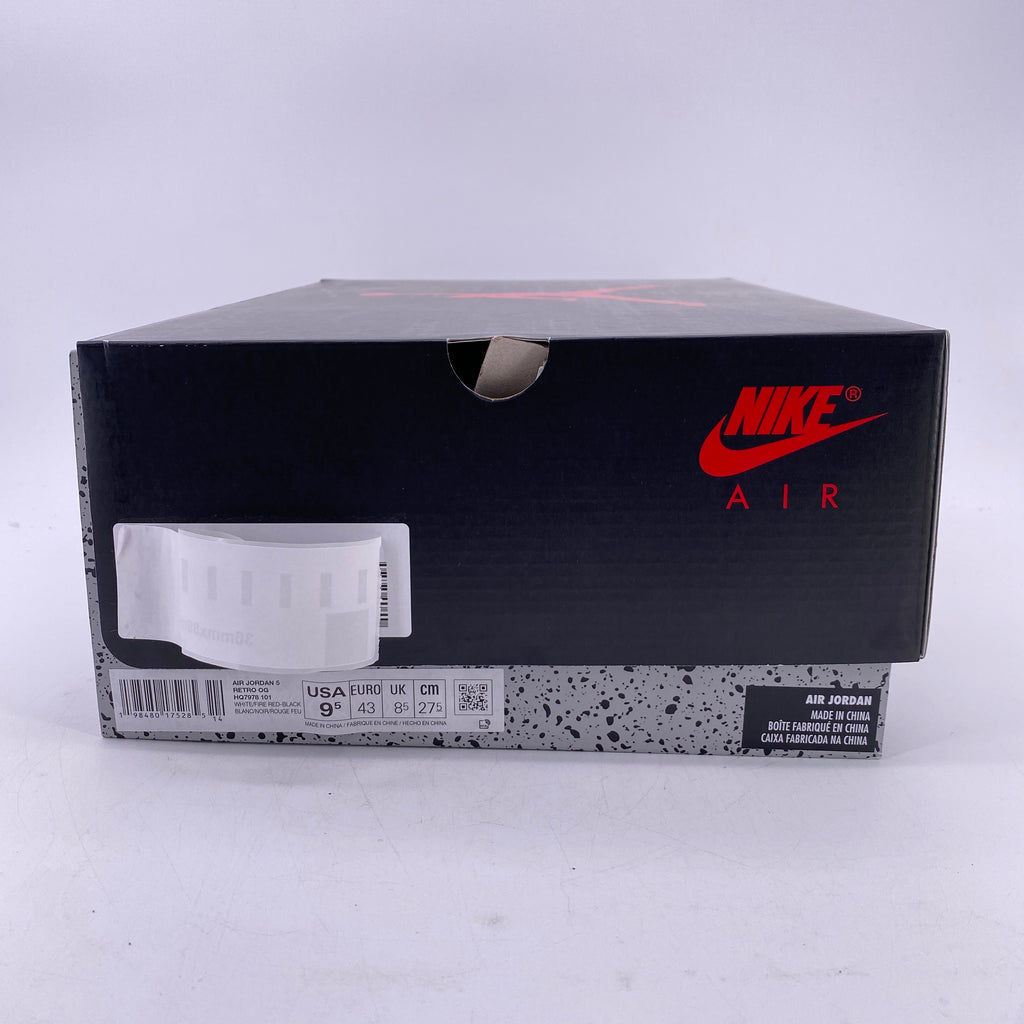 Air Jordan 5 Retro "Fire Red Black Tongue" 2025 Used Size 9.5