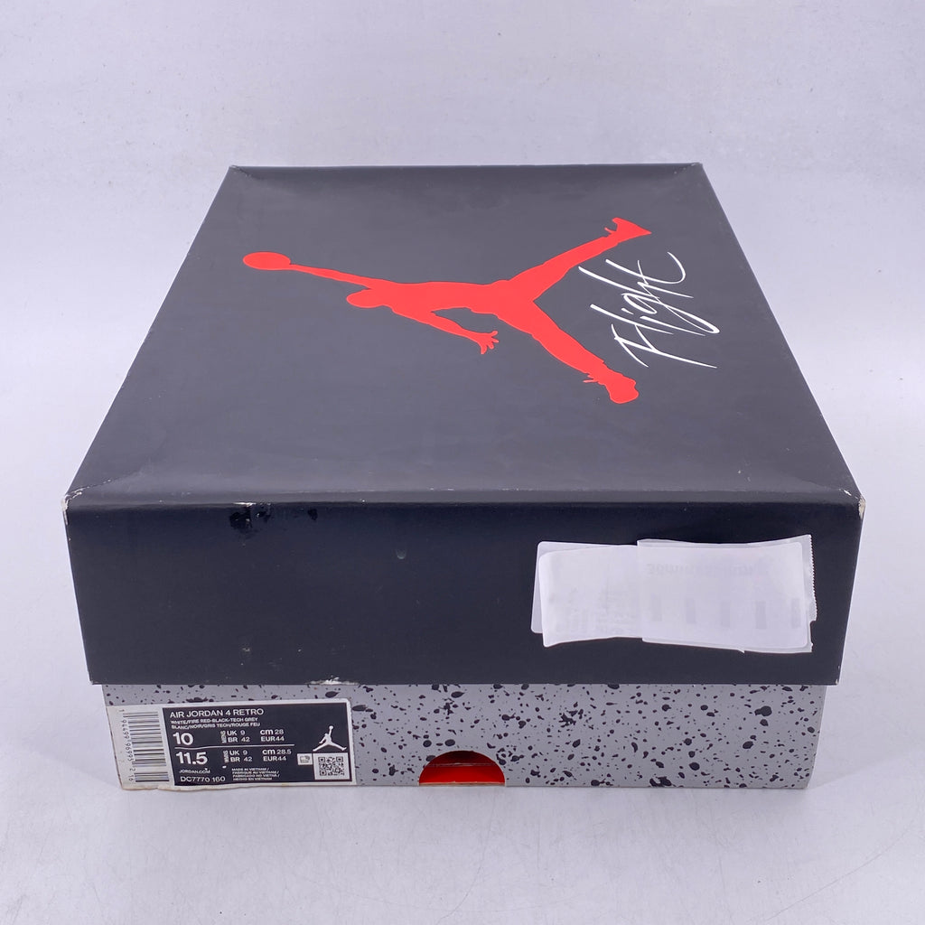 Air Jordan 4 Retro "Fire Red" 2020 New Size 10