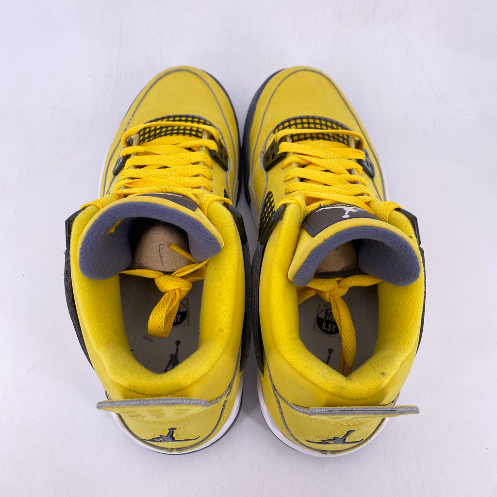 Air Jordan (GS) 4 Retro "Lightning" 2021 Used Size 6.5Y