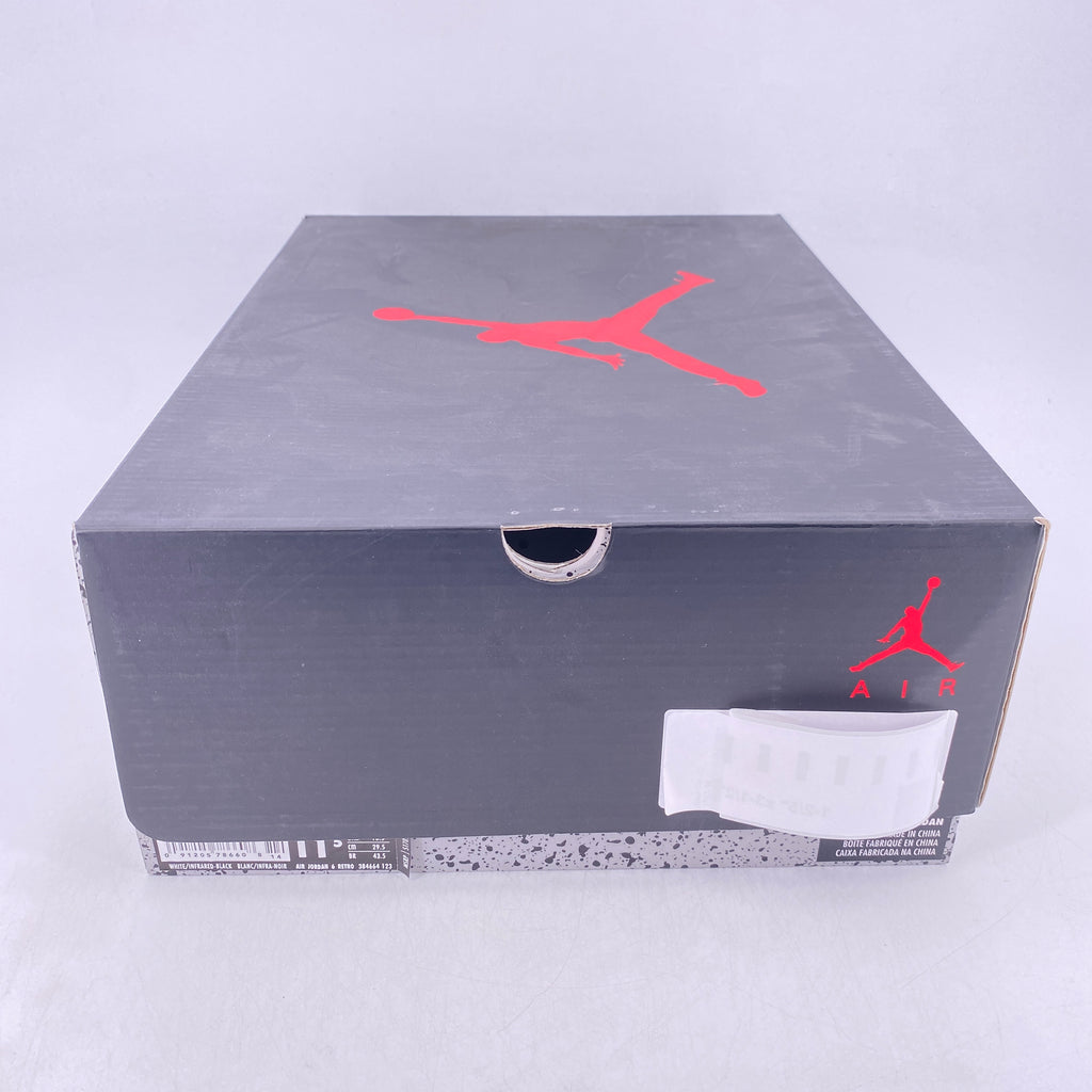 Air Jordan 6 Retro "Infrared White" 2014 New Size 11.5