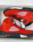 Air Jordan 5 Retro "Raging Bull Red Suede" 2021 Used Size 13