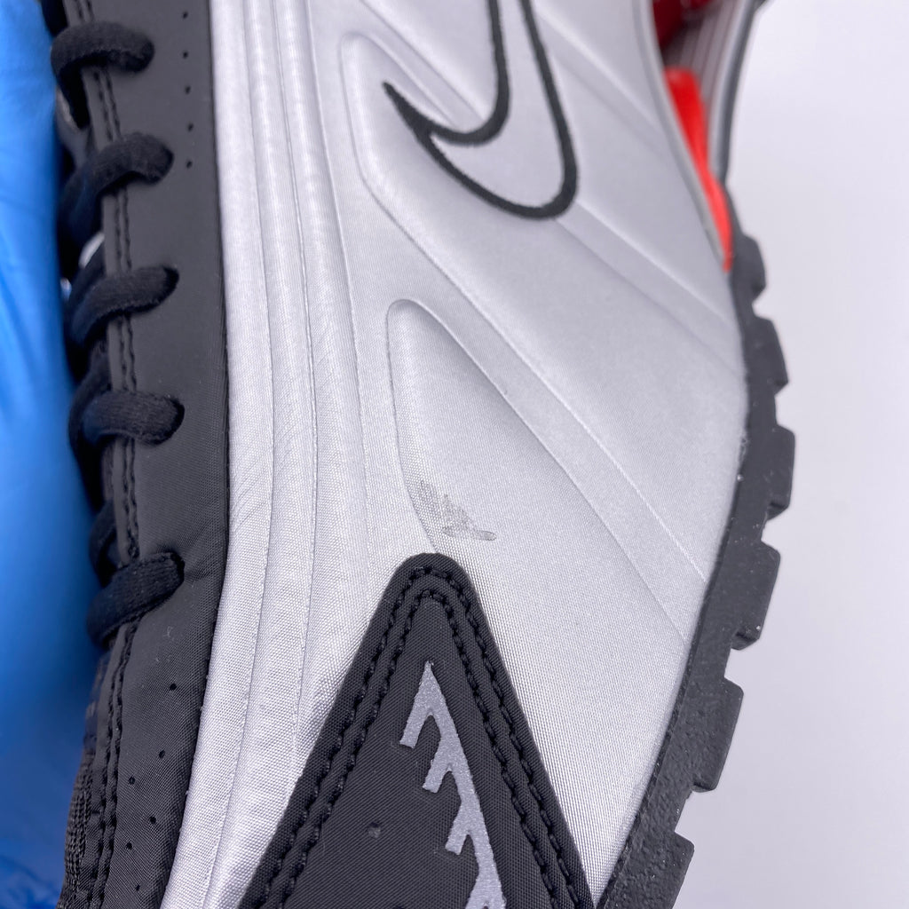 Nike Shox R4 "Black Metallic Silver" 2025 New Size 10.5