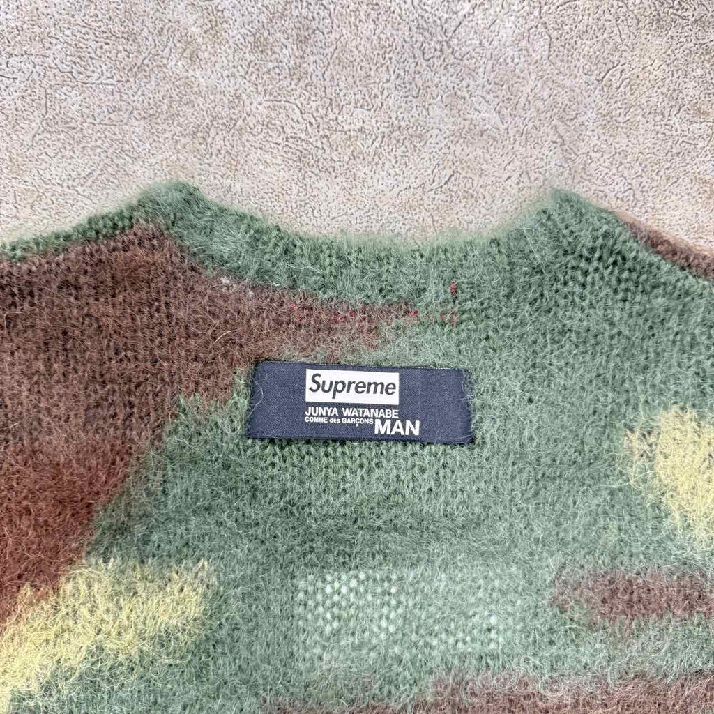 Supreme Knit Crewneck "JUNYA WATANABE CDG" Camo Used Size XL