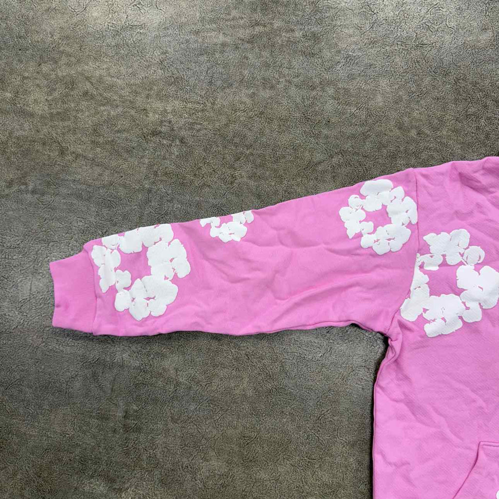 Denim Tears Hoodie "COTTON WREATH" Pink New Size L