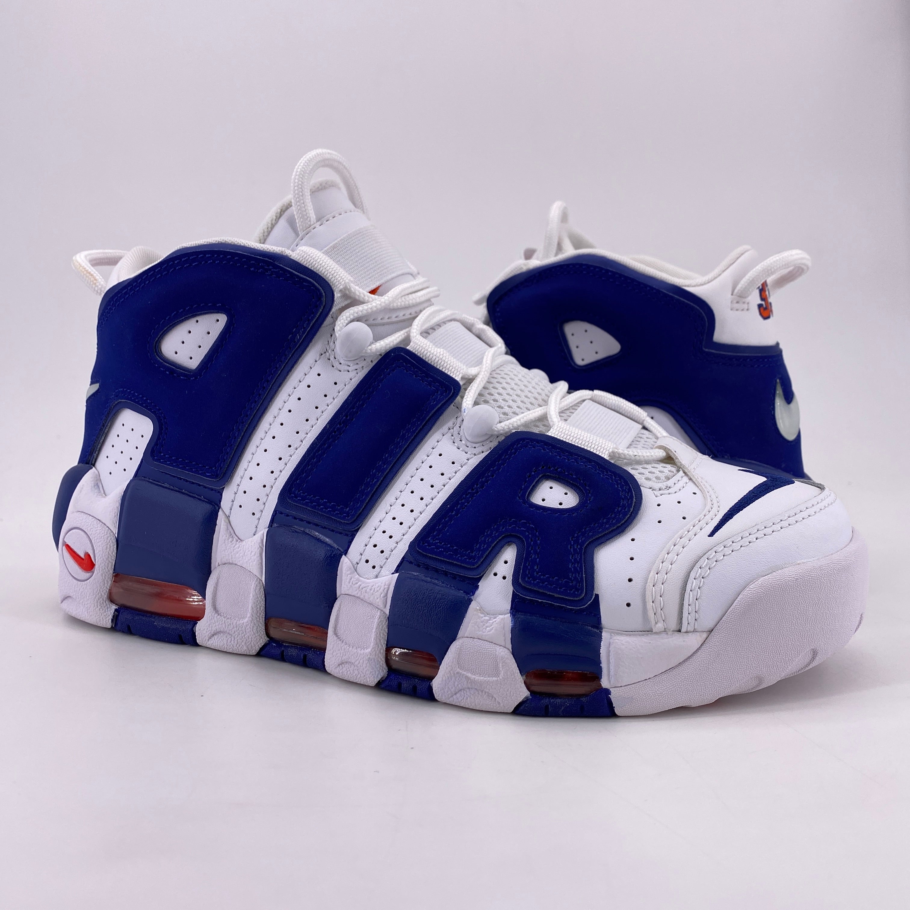 Nike Air More Uptempo &quot;Knicks&quot; 2017 New Size 8.5