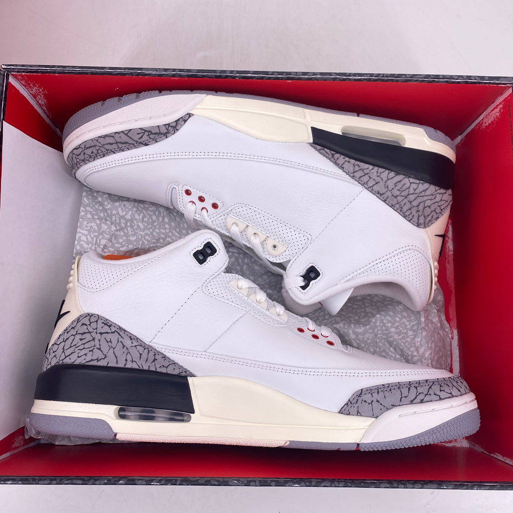 Air Jordan 3 Retro "White Cement" 2023 New Size 12.5
