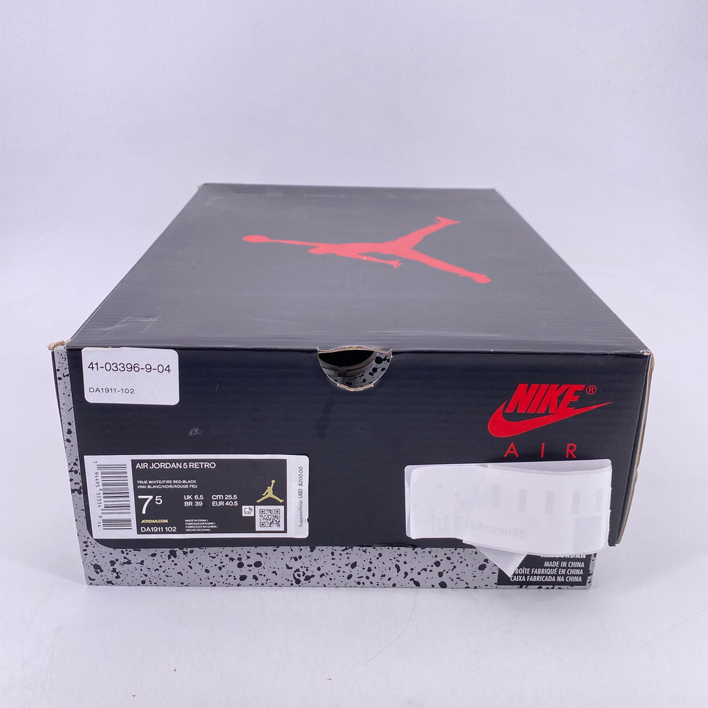 Air Jordan 5 Retro "Fire Red" 2020 New Size 7.5