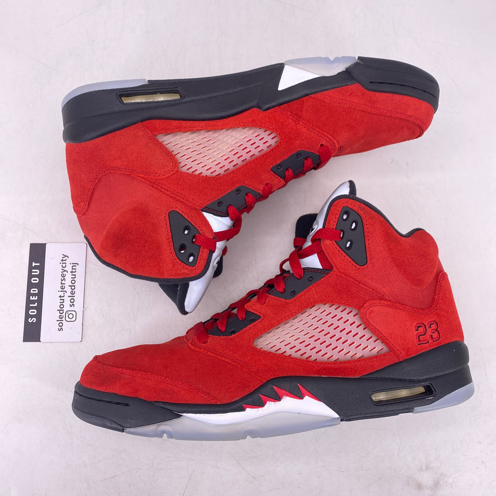 Air Jordan 5 Retro "Raging Bull Red Suede" 2021 Used Size 12
