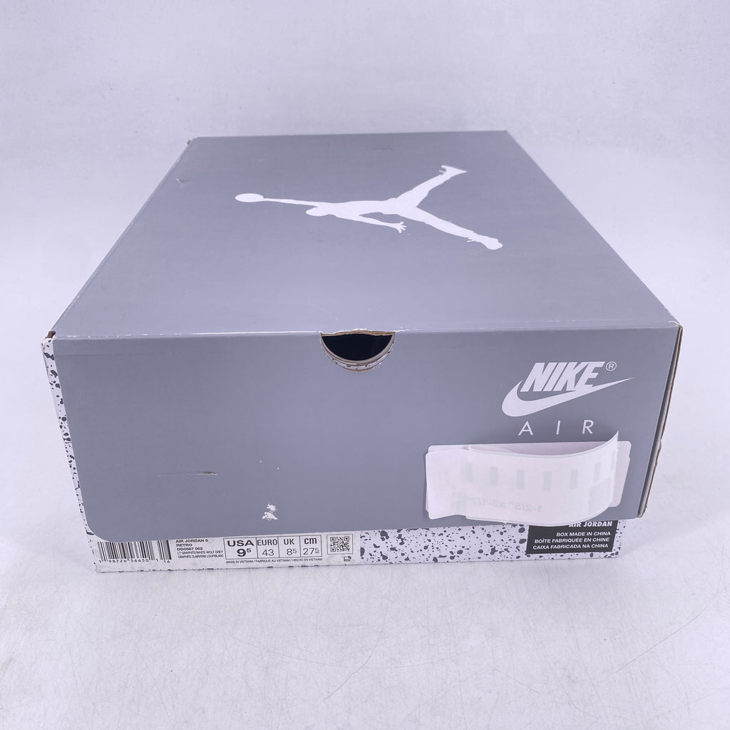 Air Jordan 5 Retro "Wolf Grey" 2026 New Size 9.5