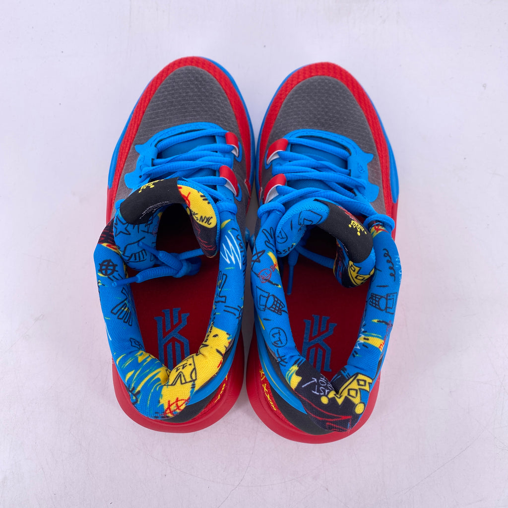 Nike (GS) Kyrie 8 GO SE "Black Blue Tour Yellow" 2022 New Size 7Y