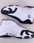 Air Jordan 14 Retro "White Black" 2024 New Size 11.5