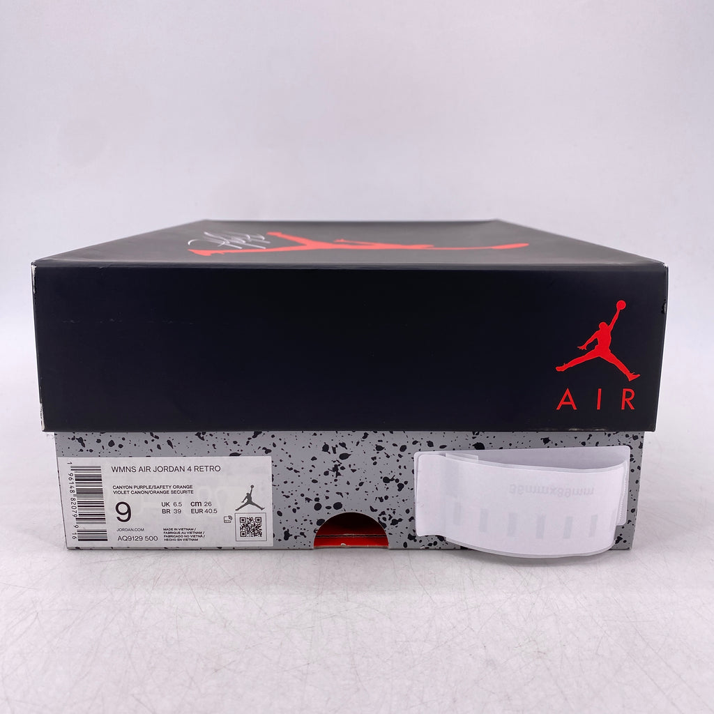 Air Jordan (W) 4 Retro "Canyon Purple" 2022 New Size 9W